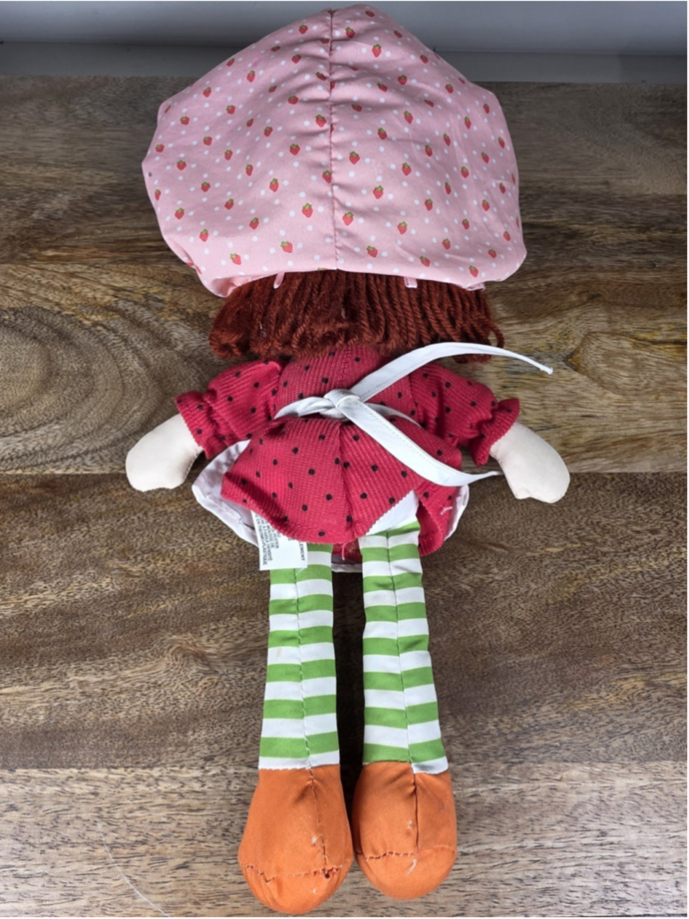 Strawberry Shortcake Doll 2016 Bridge Direct Classic Retro Rag Doll 15 Inch - Picture 2 of 9
